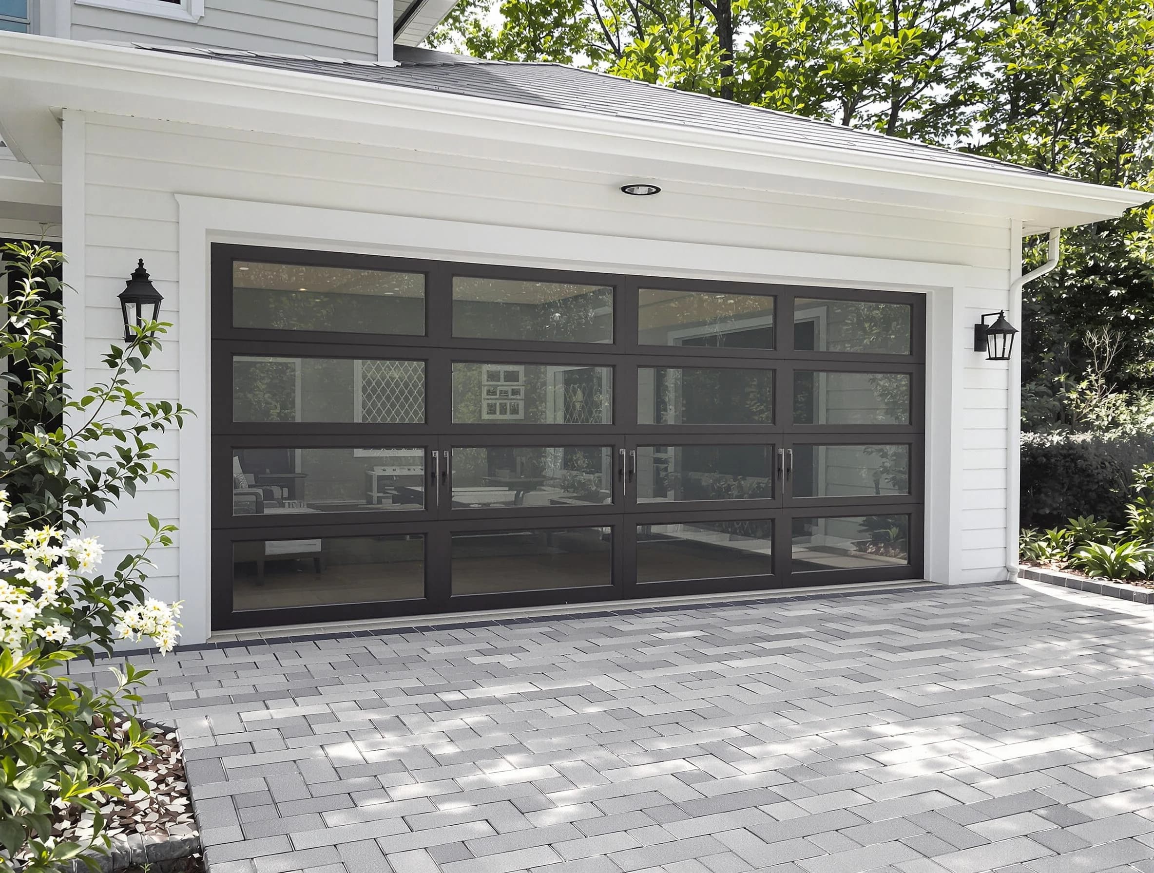 Lower Burrell Garage Door Repair design specialist presenting custom garage door options to Lower Burrell homeowner