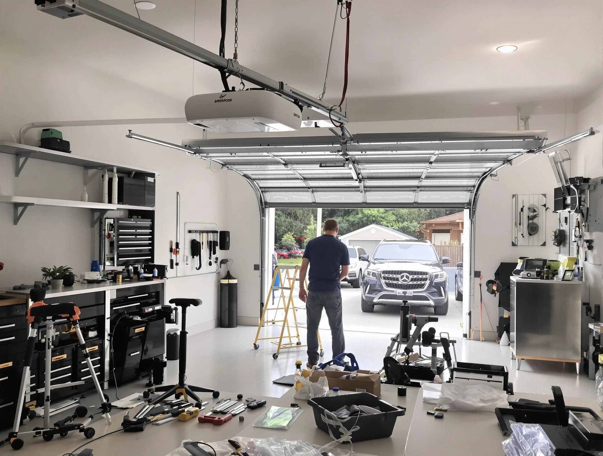 Garage door opener installation by Lower Burrell Garage Door Repair in Lower Burrell