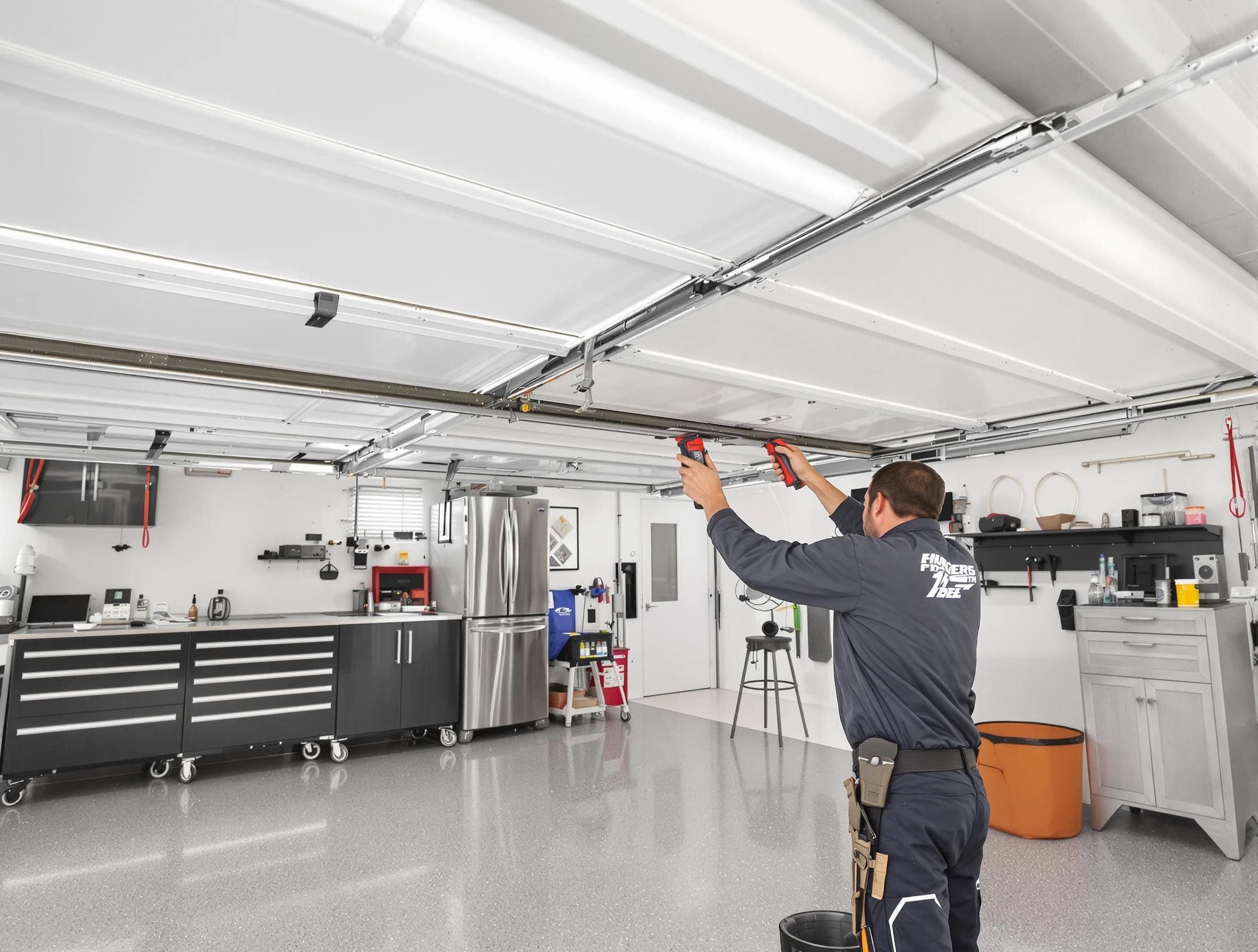 Overhead garage door repair service by Lower Burrell Garage Door Repair in Lower Burrell