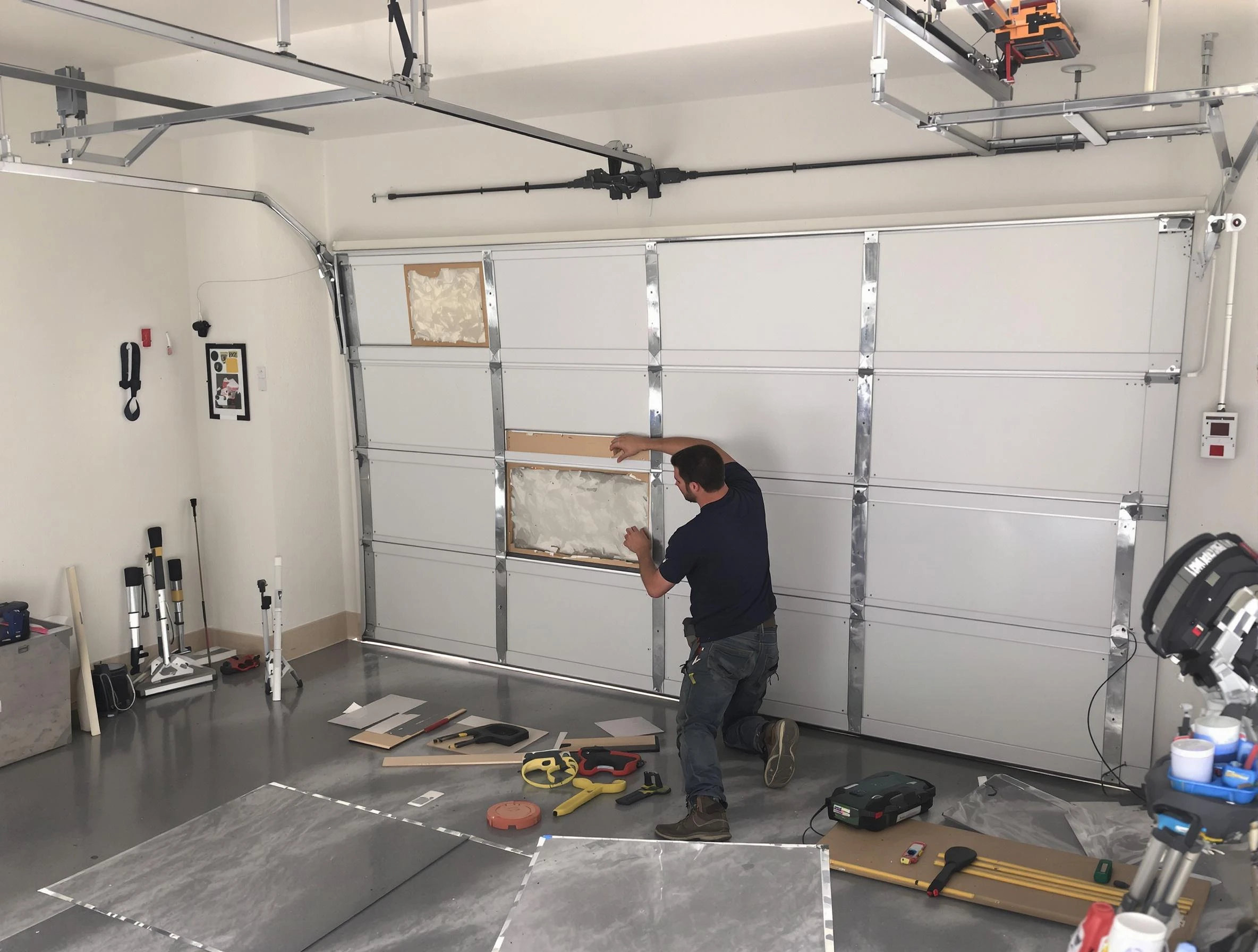Garage Door Panel Repair in Lower Burrell