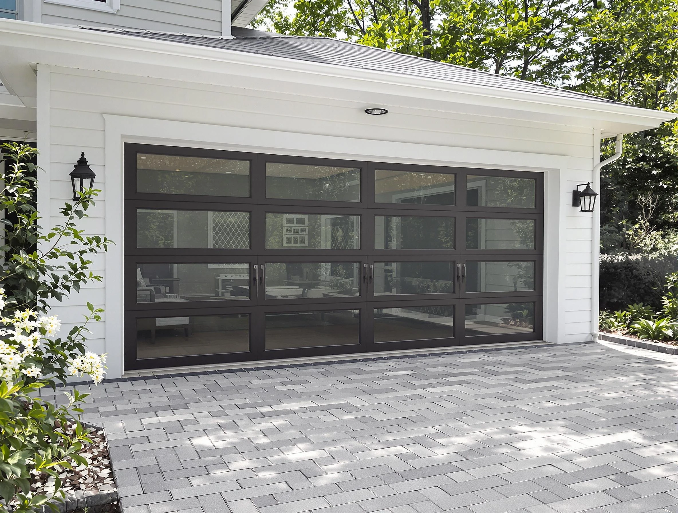 Lower Burrell Garage Door Repair design specialist presenting custom garage door options to Lower Burrell homeowner