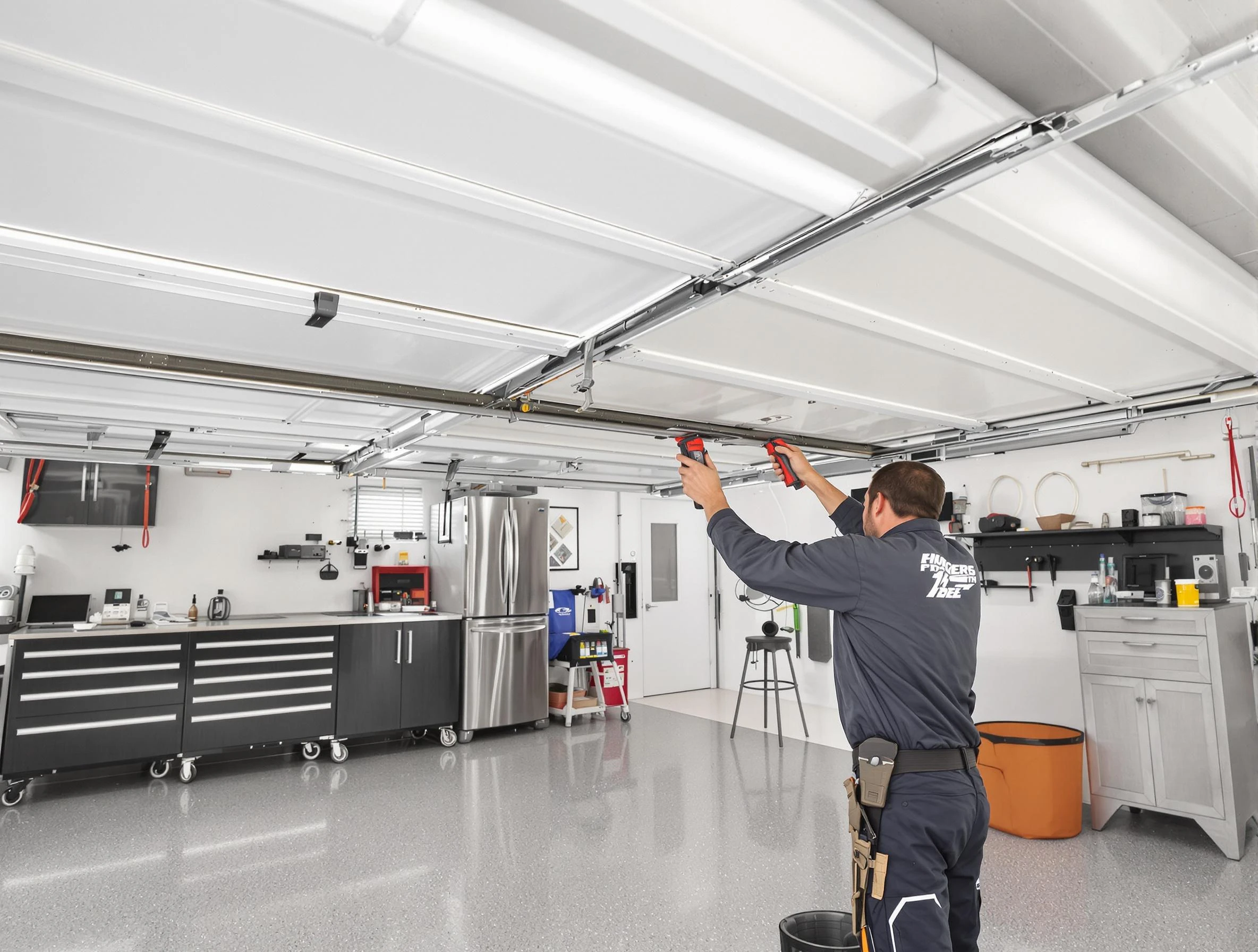 Overhead garage door repair service by Lower Burrell Garage Door Repair in Lower Burrell